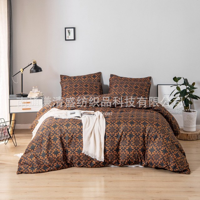 Zestaw pościeli Home Adult - pościel, kapa na kołdrę, poszewka na poduszkę - sypialniane tekstylia domowe, model Europejska Prostota - Wianko - 2