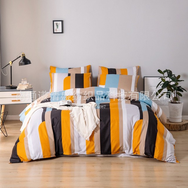 Zestaw pościeli Home Adult - pościel, kapa na kołdrę, poszewka na poduszkę - sypialniane tekstylia domowe, model Europejska Prostota - Wianko - 9