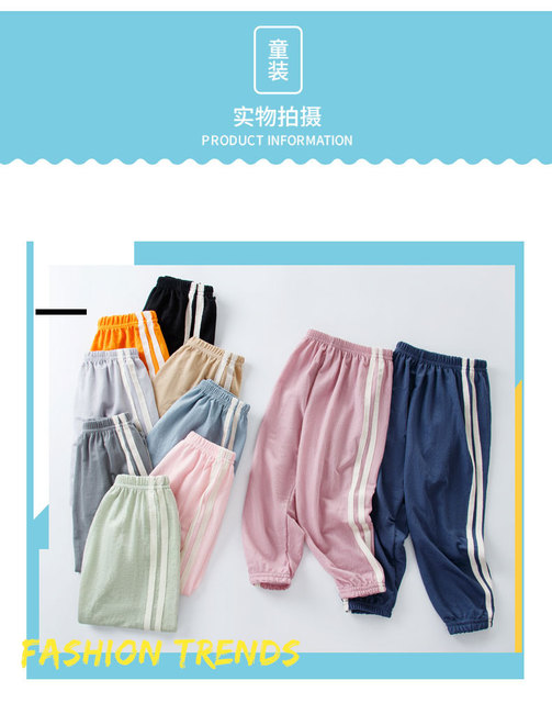 Letnie bawełniane lniane długie spodnie dla dzieci 100-150cm - Wianko - 7