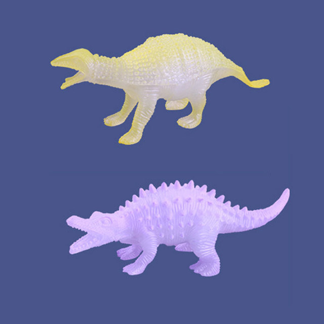 Zabawka Noctilucent dinozaur - 8 stylów mieszane pakiet świetlistych dinozaurów jurajskich - Wianko - 5