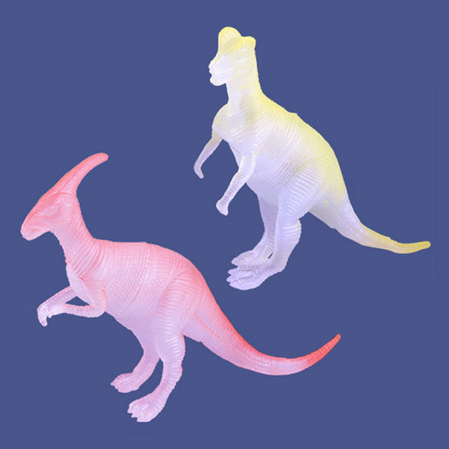Zabawka Noctilucent dinozaur - 8 stylów mieszane pakiet świetlistych dinozaurów jurajskich - Wianko - 4