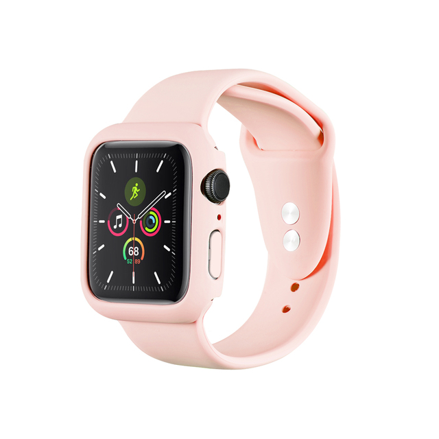 Twardy pokrowiec ochronny do Apple Watch SE7/6/5/4/3/2/1 - 40mm/44mm/41mm/45mm, kolorowy, idealny na zderzak iWatch - 38mm/42mm - Wianko - 5