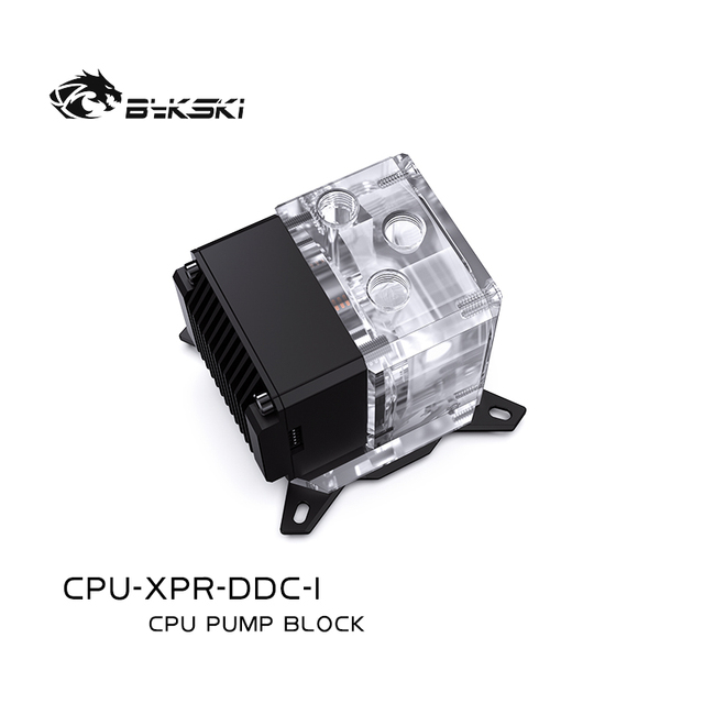 Bykski pompę zintegrowaną RGB, blok chłodzący CPU dla Intel 115x/1200/1700 (CPU-XPR-DDC-I) - Wianko - 14