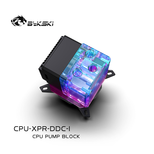 Bykski pompę zintegrowaną RGB, blok chłodzący CPU dla Intel 115x/1200/1700 (CPU-XPR-DDC-I) - Wianko - 17