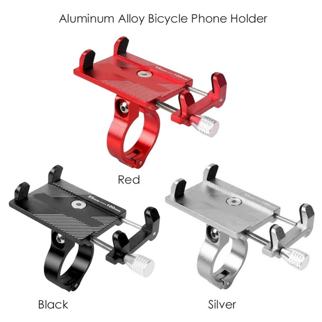 Uchwyt na telefon rowerowy i motocyklowy Stop Aluminium dla smartfonów 3.5-6.2  (iPhone Xs Max Xr X 8 Samsung Xiaomi) - Wianko - 9