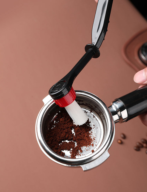 Pędzle do czyszczenia ekspresu do kawy z wymienną głowicą i długą rączką - Wianko - 12