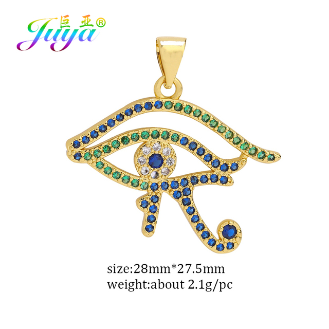 Juya rękodzieło - emalia ranipow Evil Eye, bóg Charms, DIY luksusowy wisiorek - Wianko - 15