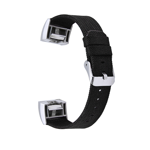 Nylonowy pasek na rękę do Fitbit Charge 2 - inteligentna wymienna opaska zegarka w formie bransoletki dla kobiet i mężczyzn - nylonowa pętla - Wianko - 4
