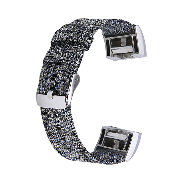 Nylonowy pasek na rękę do Fitbit Charge 2 - inteligentna wymienna opaska zegarka w formie bransoletki dla kobiet i mężczyzn - nylonowa pętla - Wianko - 7