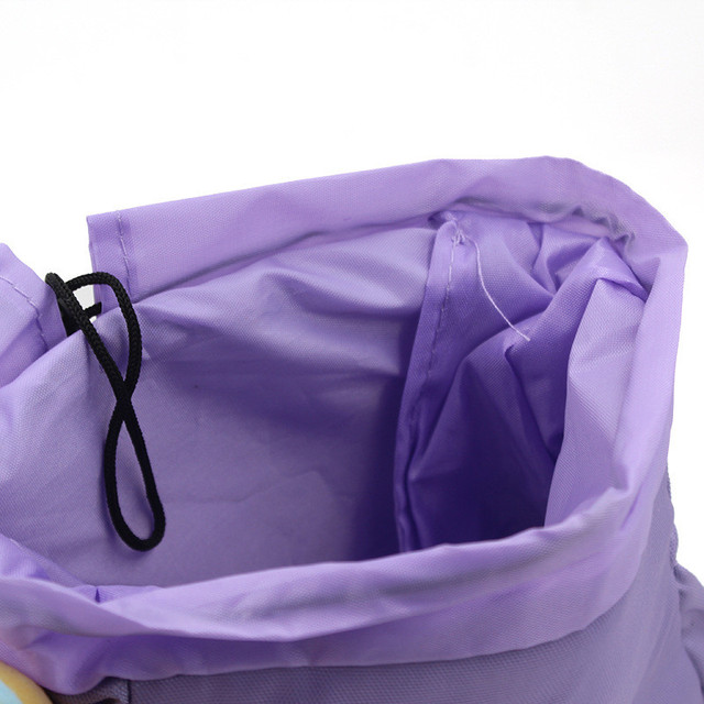 Pluszowy plecak dziecięcy dla przedszkolaka - fioletowy, nylonowy, 28x20cm - Wianko - 5