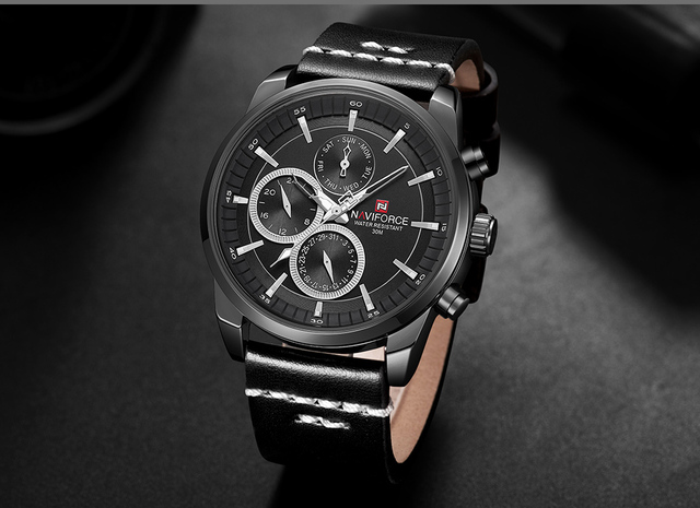 Zegarek męski NAVIFORCE moda biznesowa, sportowa wersja, wodoodporny, kwarcowy, styl wojskowy, Relogio Masculi - Wianko - 10