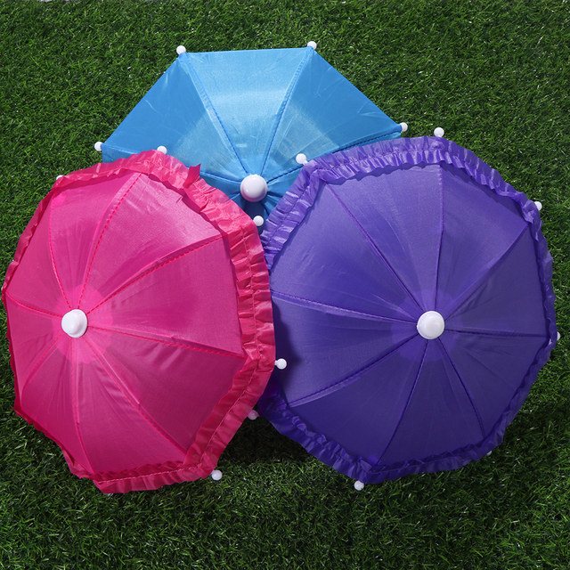 Miniaturowy parasol z koronkową lalką – akcesorium dla lalek Blythes – handmade - Wianko - 4