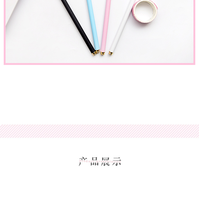 Długopis żelowy - kolorowy, smukły, metalowy, prezent, szkolne materiały biurowe - Wianko - 12