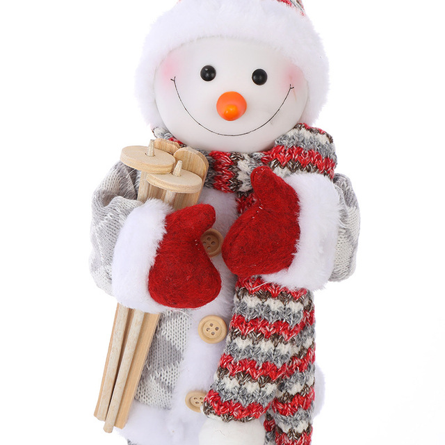 Plush Santa Claus Hanging Ornament - 2022 Latest Xmas Toy - 30cm/45cm - Decorative Christmas Elf Snowman Pendant with Bear - Kitchen Decorations - Wianko - 16