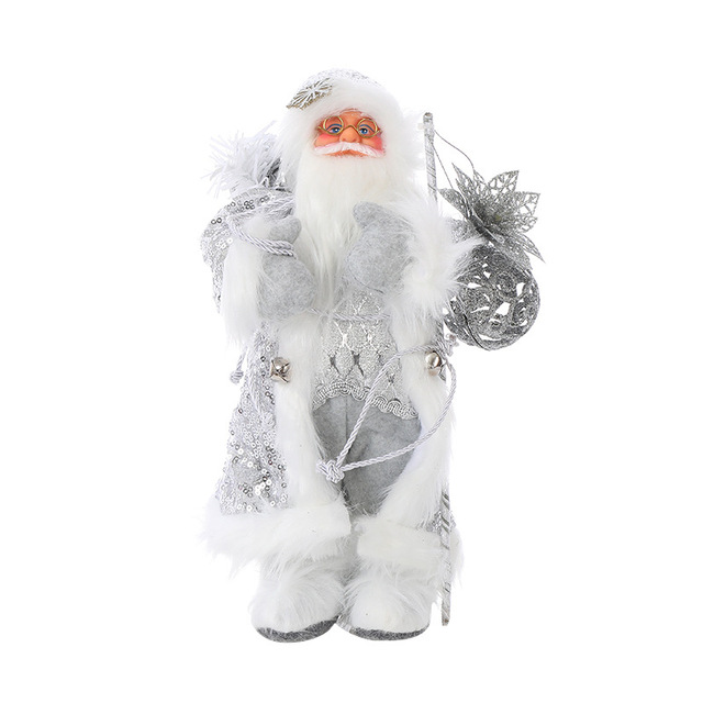 Plush Santa Claus Hanging Ornament - 2022 Latest Xmas Toy - 30cm/45cm - Decorative Christmas Elf Snowman Pendant with Bear - Kitchen Decorations - Wianko - 5