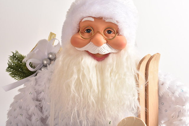 Plush Santa Claus Hanging Ornament - 2022 Latest Xmas Toy - 30cm/45cm - Decorative Christmas Elf Snowman Pendant with Bear - Kitchen Decorations - Wianko - 26