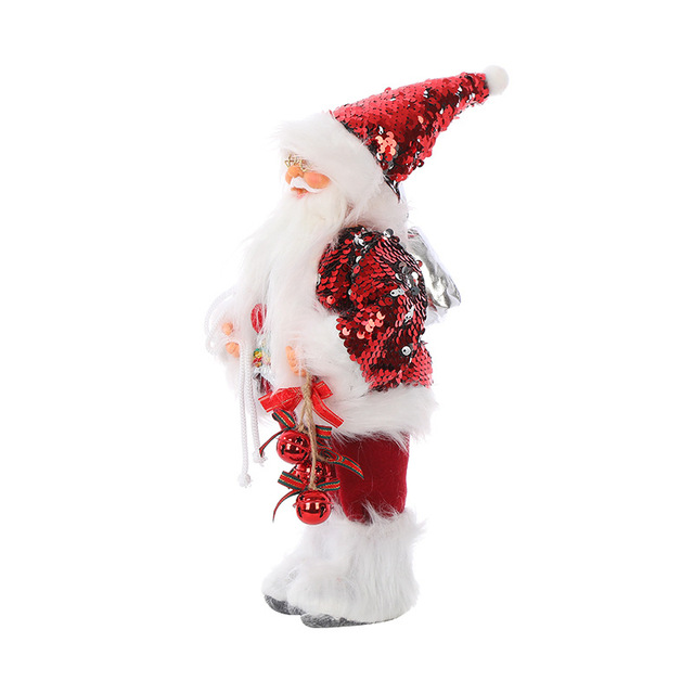 Plush Santa Claus Hanging Ornament - 2022 Latest Xmas Toy - 30cm/45cm - Decorative Christmas Elf Snowman Pendant with Bear - Kitchen Decorations - Wianko - 8