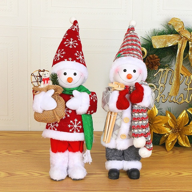 Plush Santa Claus Hanging Ornament - 2022 Latest Xmas Toy - 30cm/45cm - Decorative Christmas Elf Snowman Pendant with Bear - Kitchen Decorations - Wianko - 9