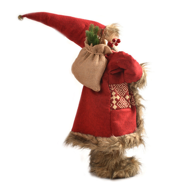 Plush Santa Claus Hanging Ornament - 2022 Latest Xmas Toy - 30cm/45cm - Decorative Christmas Elf Snowman Pendant with Bear - Kitchen Decorations - Wianko - 44