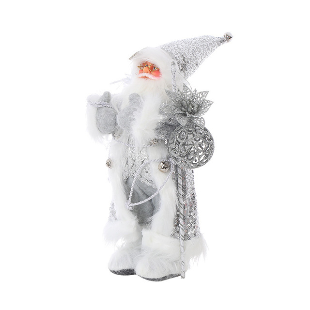 Plush Santa Claus Hanging Ornament - 2022 Latest Xmas Toy - 30cm/45cm - Decorative Christmas Elf Snowman Pendant with Bear - Kitchen Decorations - Wianko - 6
