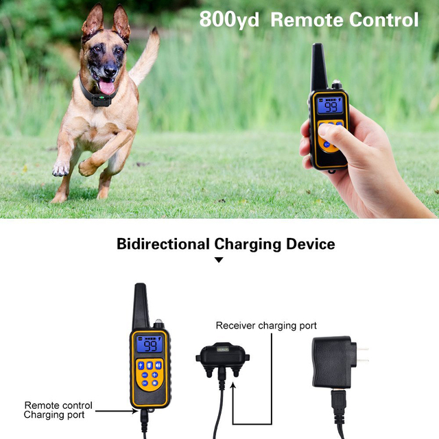 Automatyczna elektryczna obroża treningowa dla psów - Wianko - 2