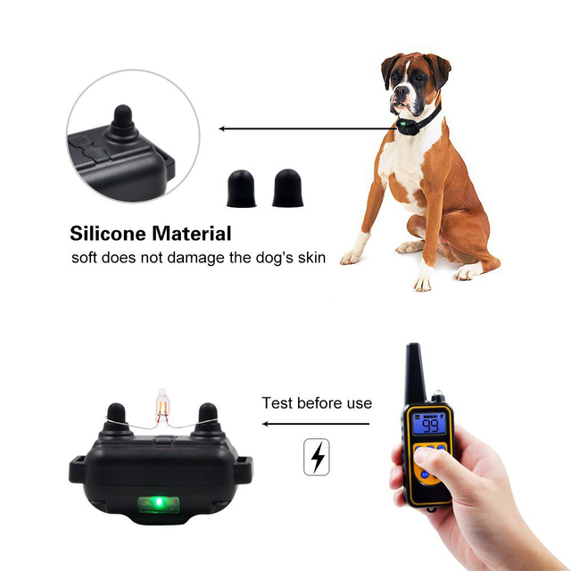 Automatyczna elektryczna obroża treningowa dla psów - Wianko - 3
