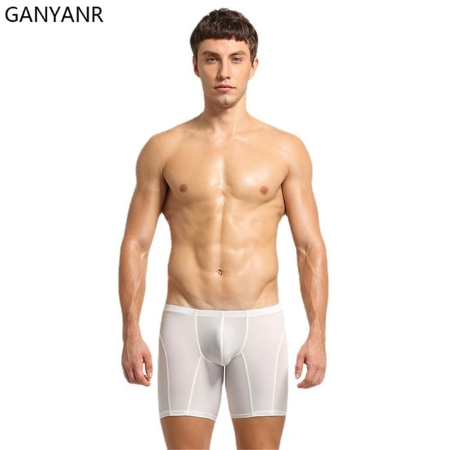 Figi kąpielowe męskie GANYANR w stylu sexy, do surfowania i pływania - Wianko - 5