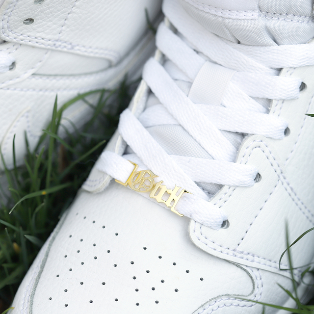 Klamra do butów Lateefah z personalizowaną nazwą - wysoka jakość, stal nierdzewna, tabliczka znamionowa, złoto, srebrzysty, różowe złoto - Wianko - 6