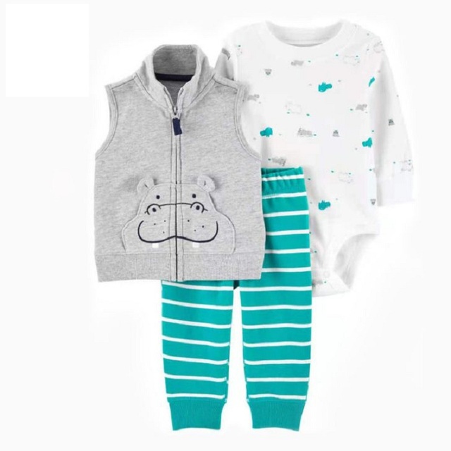 Zestaw ubrań dla noworodka dziewczynki: kurtka z długim rękawem i kapturem, pajacyki różowe + spodnie - Wianko - 18
