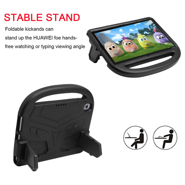 Obudowa tabletu Huawei MediaPad T10S T10 T8 T5 T3 M3lite M5lite M5 M6 10.1 9.6 8 odporna na upadki, wykonana z materiału EVA - pokrywa dla dzieci - Wianko - 46