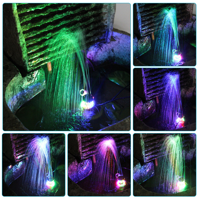 Zatapialny pierścień LED Light z 12 diodami: czerwony, zielony, niebieski, żółty - automatyczna zmiana koloru - Wianko - 5