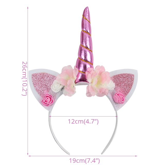Dekoracje urodzinowe dla dziewczyny - różowy jednorożec, jednorazowe zastawy stołowe, zestaw numer balony, wystrój 1. Materiały urodzinowe - Wianko - 10