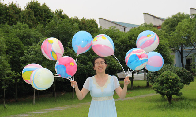 Nadmuchiwane balony piłki na urodziny i przyjęcia ślubne, 10 sztuk, SL3300 agat, dekoracja 12 Cal 3.5g - Wianko - 3