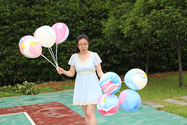 Nadmuchiwane balony piłki na urodziny i przyjęcia ślubne, 10 sztuk, SL3300 agat, dekoracja 12 Cal 3.5g - Wianko - 2