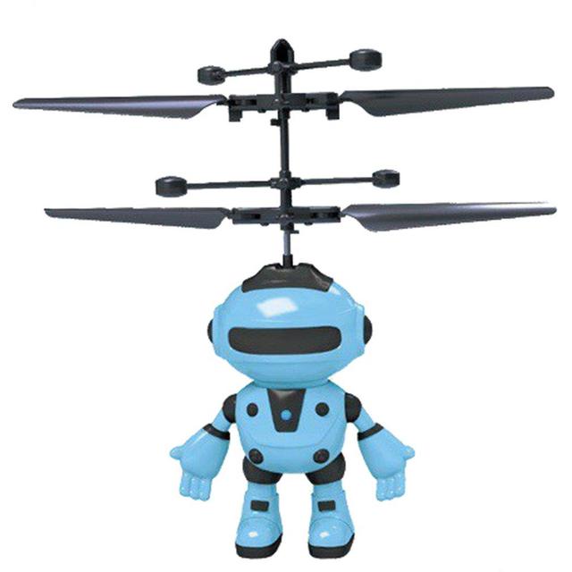Elektryczny samolot RC indukcyjny na podczerwień z ładowaniem USB, mini Fly Robot z zawieszeniem, zabawka dla dzieci - Wianko - 4