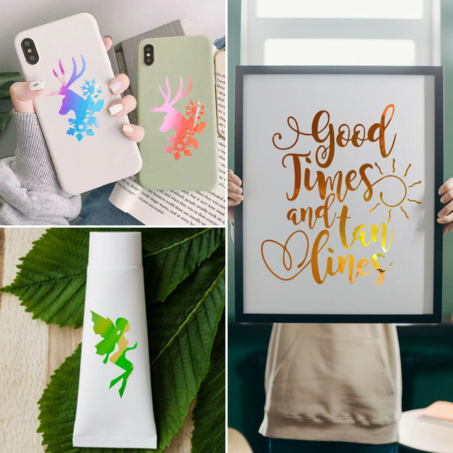 Arkusze kleju winylowego 12 sztuk 12x12 cal htvance holograficznych do dekoracji Craft z naklejkami stałymi dla case'ów iPhone Cricut DIY - Wianko - 6