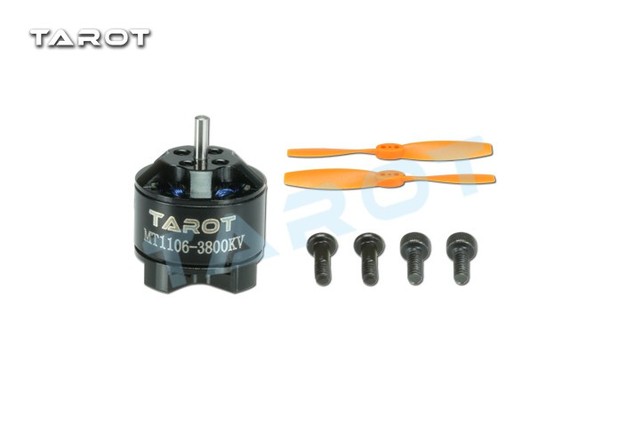 Tarot-rc MT1106-3800kv Bezszczotkowy Silnik TL150M2 do mini dronów 120/130/140/150 - część i akcesorium samolotu bezszczotkowego o wadze 200g, 4 osie - Wianko - 1
