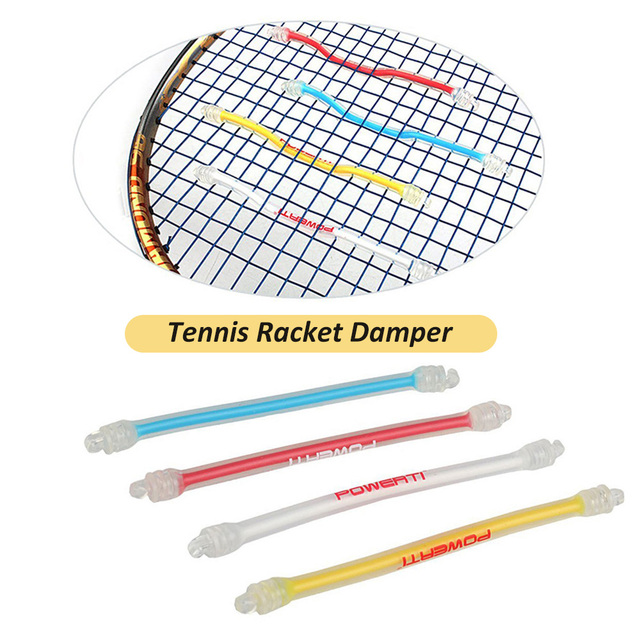 Silikonowy tłumik wibracji i antypoślizgowy pasek do tenisa - akcesoria do redukcji wstrząsów rakiety tennisowej - Wianko - 3