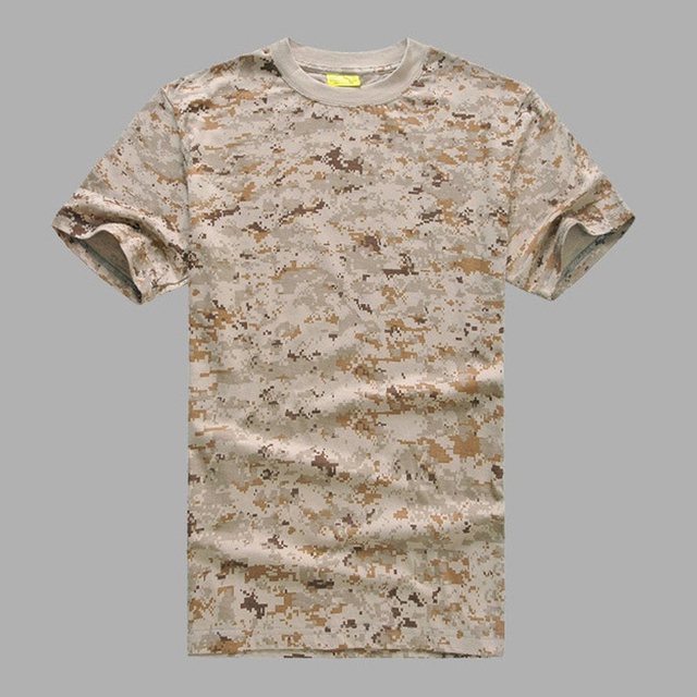 Kamuflażowa taktyczna koszula wojskowa O-Neck dla mężczyzn - bielizna myśliwska - Wianko - 4
