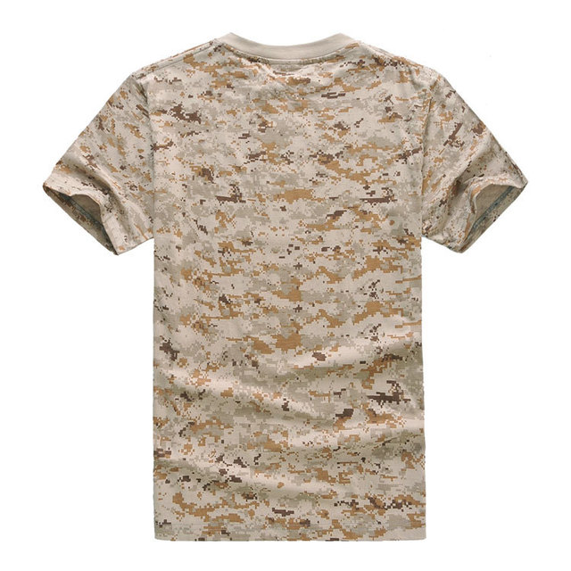 Kamuflażowa taktyczna koszula wojskowa O-Neck dla mężczyzn - bielizna myśliwska - Wianko - 8