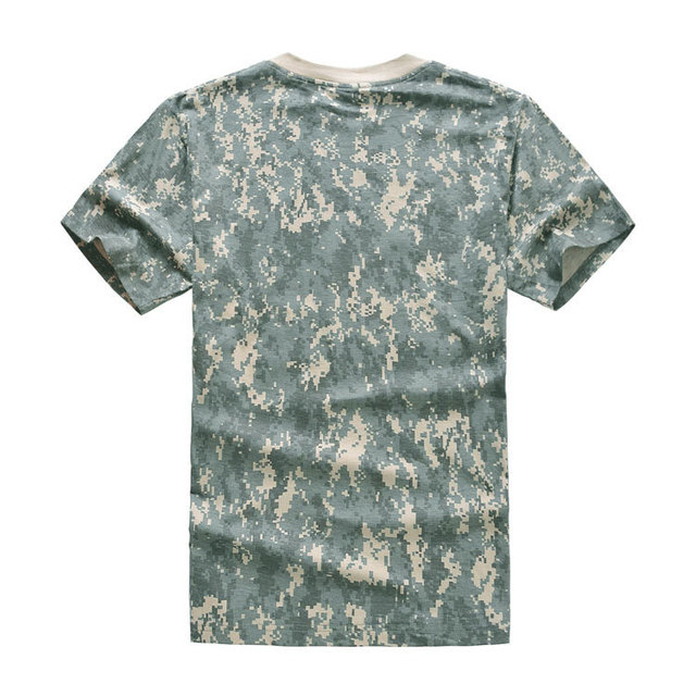 Kamuflażowa taktyczna koszula wojskowa O-Neck dla mężczyzn - bielizna myśliwska - Wianko - 9