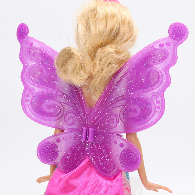 Barbie Przyjazne Wróżki Syrenki Dreamtopia - Metalowe Boże Narodzenie z 3 Bajkowymi Strojami - Akcesoria ubioru, ruchoma syrenka - DHC39 - Wianko - 11