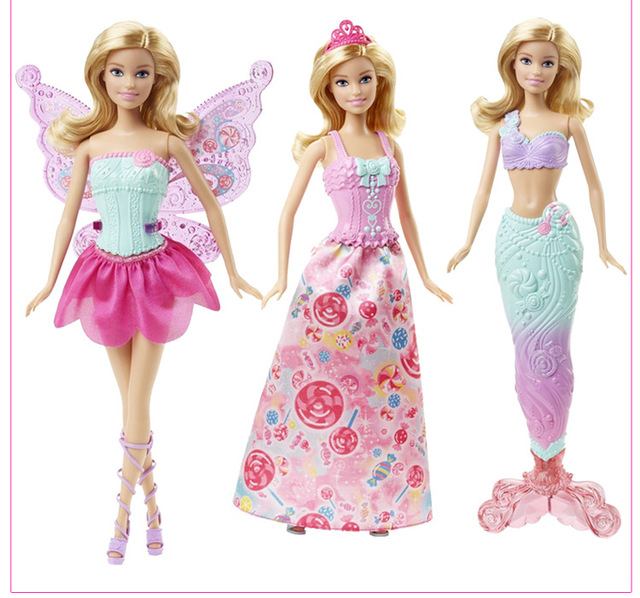 Barbie Przyjazne Wróżki Syrenki Dreamtopia - Metalowe Boże Narodzenie z 3 Bajkowymi Strojami - Akcesoria ubioru, ruchoma syrenka - DHC39 - Wianko - 6