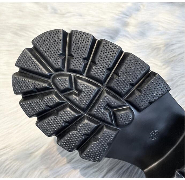 Kobiety: Brytyjskie małe skórzane buty JK na jesień/zimę 2021 - mokasyny na platformie, styl szkolny, rozmiar 33 - Wianko - 8