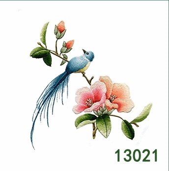 Niedokończone zestawy haftu z jedwabiu morwowego Suzhou - ptaki - Wianko - 2