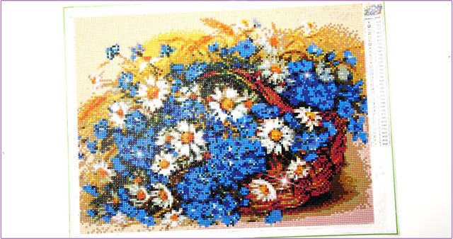 Diamentowe malarstwo ściegiem krzyżykowym - Róże piwonie, mozaika rhinestone, pełne wiertło, 5D haft YY1806 - Wianko - 15