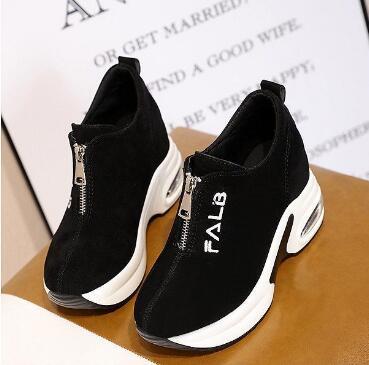 Nowa platforma butów damskich Trampki Czarne 2021 - Zapatillas Mujer - Wianko - 20