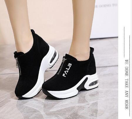 Nowa platforma butów damskich Trampki Czarne 2021 - Zapatillas Mujer - Wianko - 12