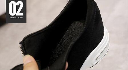 Nowa platforma butów damskich Trampki Czarne 2021 - Zapatillas Mujer - Wianko - 9