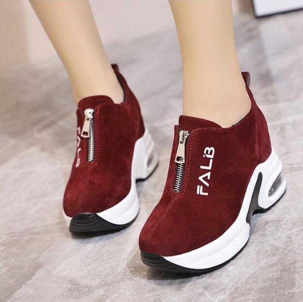 Nowa platforma butów damskich Trampki Czarne 2021 - Zapatillas Mujer - Wianko - 23